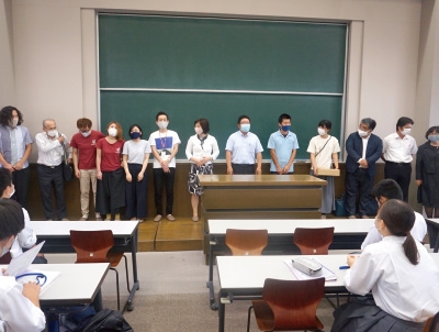 三木高校インタビューシップ代替企画<出前授業>県立三木高等学校と香川同友会との連携